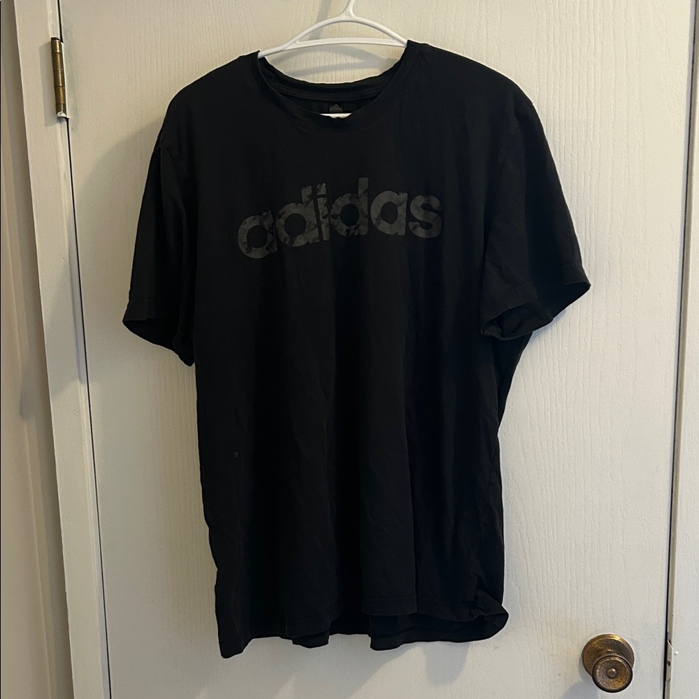 Adidas Men's Black Short Sleeve Tee